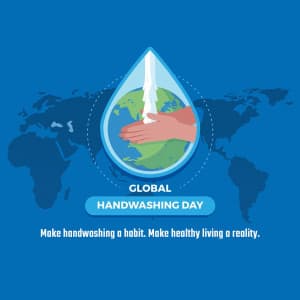 Global Handwashing Day event poster