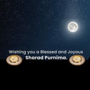 Sharad Purnima ad post