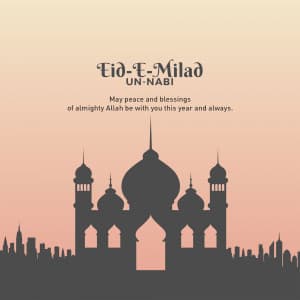 Eid Milad un Nabi Facebook Poster