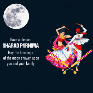 Sharad Purnima event advertisement