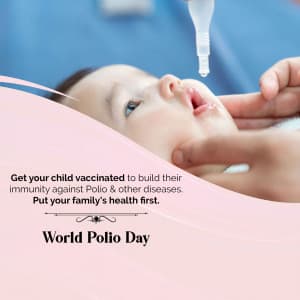 World Polio Day ad post