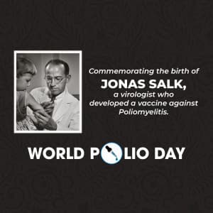 World Polio Day greeting image