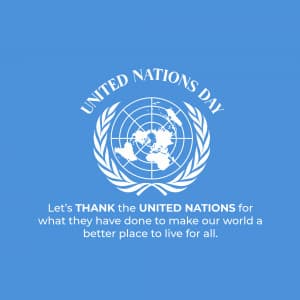 United Nations Day marketing poster