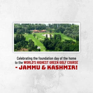 Jammu & Kashmir Foundation Day graphic