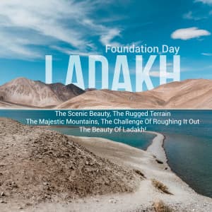 Ladakh Foundation Day illustration