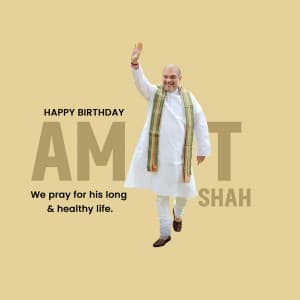 Amit Shah | Birthday post