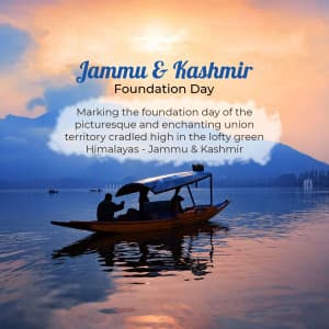 Jammu & Kashmir Foundation Day video
