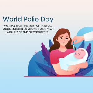 World Polio Day creative image
