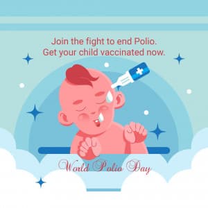World Polio Day Facebook Poster