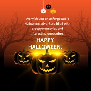 Halloween ad post