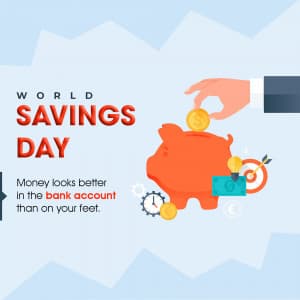 World Savings Day greeting image