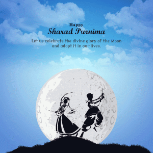 Sharad Purnima event poster