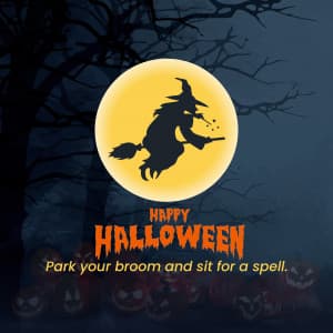 Halloween Facebook Poster