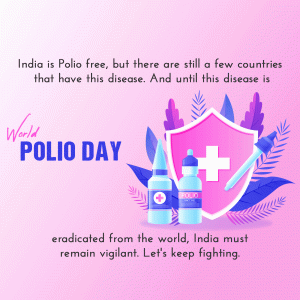 World Polio Day graphic