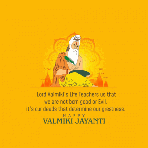 Valmiki Jayanti (Pargat Diwas) event advertisement