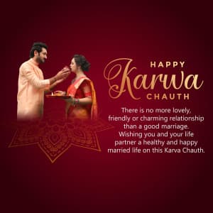 Karva Chauth advertisement banner