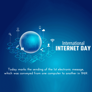 International Internet Day Facebook Poster