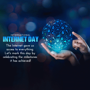 International Internet Day event advertisement