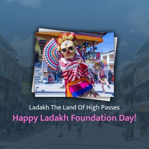 Ladakh Foundation Day banner