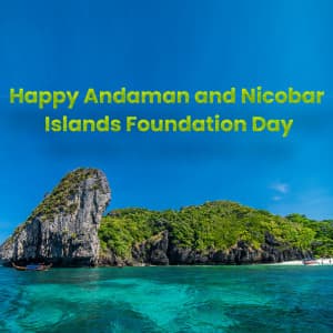 Andaman and Nicobar Islands Foundation Day Facebook Poster