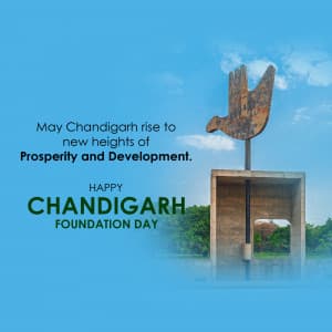 Chandigarh Foundation Day creative image