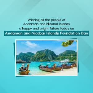Andaman and Nicobar Islands Foundation Day graphic