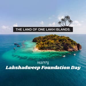 Lakshadweep Foundation Day Instagram Post