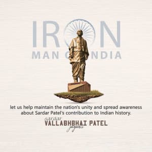 Sardar Patel jayanti advertisement banner