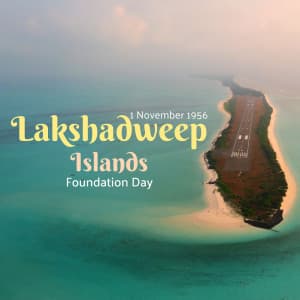 Lakshadweep Foundation Day illustration