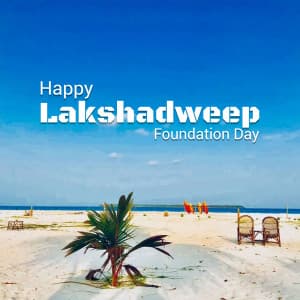 Lakshadweep Foundation Day graphic