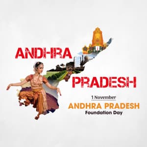 Andhra Pradesh Foundation Day' poster Maker