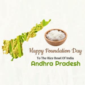 Andhra Pradesh Foundation Day' illustration