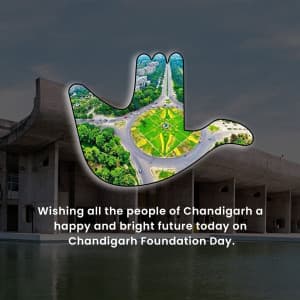 Chandigarh Foundation Day event advertisement