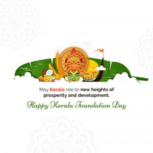 Kerala Foundation Day graphic