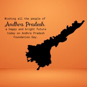 Andhra Pradesh Foundation Day' graphic