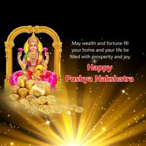 Pushya Nakshatra creative image