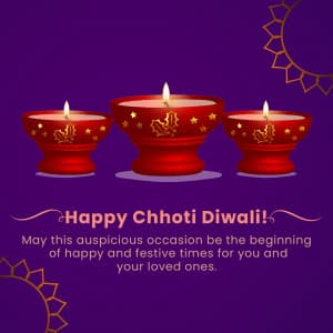 Chhoti Diwali event advertisement