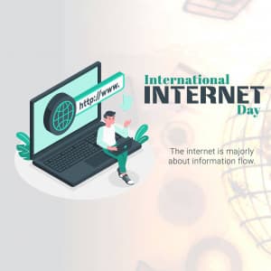 International Internet Day graphic
