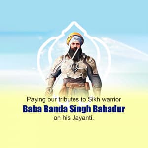 Banda Singh Bahadur Jayanti graphic