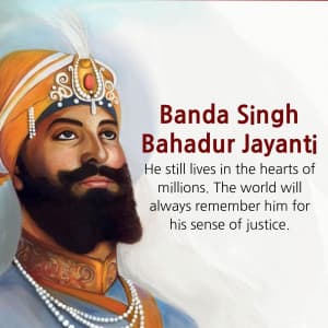 Banda Singh Bahadur Jayanti image