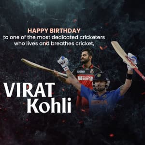 Virat Kohli Birthday ad post