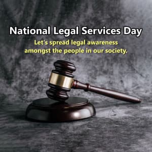 National Legal Services Day ad post