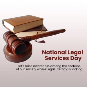 National Legal Services Day marketing poster