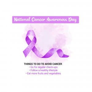 National Cancer Awareness Day poster Maker