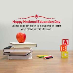 National Education Day ad post