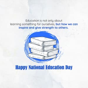 National Education Day poster Maker