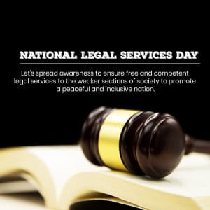 National Legal Services Day event advertisement
