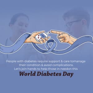 World Diabetes Day event advertisement