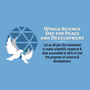 Science Day for Peace and Development Instagram Post