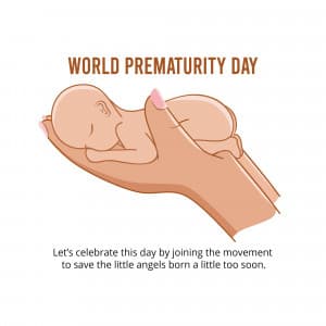 World Prematurity Day advertisement banner
